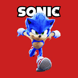 Свитшот хлопковый мужской Sonic the Hedgehog 2, цвет: красный — фото 2