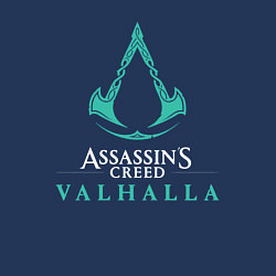 Свитшот хлопковый мужской Assassins creed valhalla, цвет: тёмно-синий — фото 2