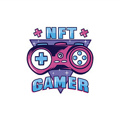 Свитшот хлопковый мужской NFT GAMER, цвет: белый — фото 2