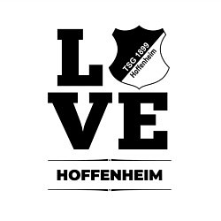 Свитшот хлопковый мужской Hoffenheim Love Классика, цвет: белый — фото 2