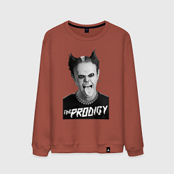 Свитшот хлопковый мужской The Prodigy - firestarter, цвет: кирпичный