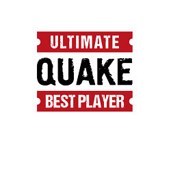 Свитшот хлопковый мужской Quake: таблички Ultimate и Best Player, цвет: белый — фото 2