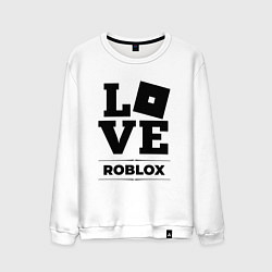 Свитшот хлопковый мужской Roblox Love Classic, цвет: белый