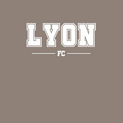 Свитшот хлопковый мужской Lyon Football Club Классика, цвет: утренний латте — фото 2
