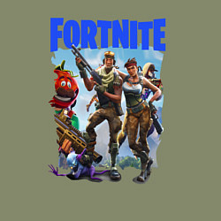 Свитшот хлопковый мужской FORTNITE ПЕРСОНАЖИ ИГРЫ, цвет: авокадо — фото 2