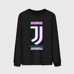 Мужской свитшот Juventus FC в стиле Glitch