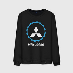 Свитшот хлопковый мужской Mitsubishi в стиле Top Gear, цвет: черный