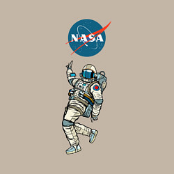 Свитшот хлопковый мужской Nasa Kosmo Dance, цвет: миндальный — фото 2