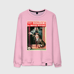 Свитшот хлопковый мужской Poster Harry Houdini Episode Eight, цвет: светло-розовый