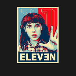 Свитшот хлопковый мужской Stranger Things Eleven, цвет: черный — фото 2
