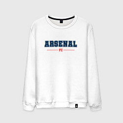 Свитшот хлопковый мужской Arsenal FC Classic, цвет: белый