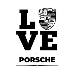 Свитшот хлопковый мужской Porsche Love Classic, цвет: белый — фото 2