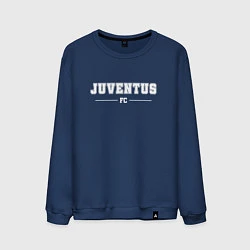 Свитшот хлопковый мужской Juventus Football Club Классика, цвет: тёмно-синий