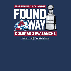 Свитшот хлопковый мужской COLORADO AVALANCHE 2022, цвет: тёмно-синий — фото 2