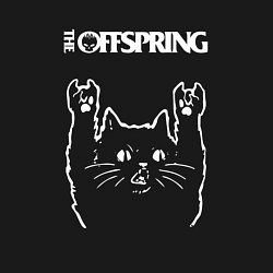 Свитшот хлопковый мужской The Offspring Рок кот, цвет: черный — фото 2