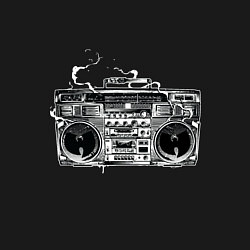 Свитшот хлопковый мужской Wu-Tang Boombox, цвет: черный — фото 2