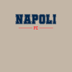 Свитшот хлопковый мужской Napoli FC Classic, цвет: миндальный — фото 2