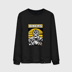 Мужской свитшот SKELETON BIKER A MOTORCYCLE