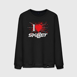 Мужской свитшот Skillet Сердце