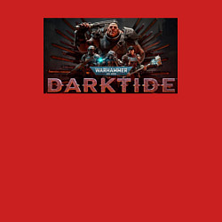 Свитшот хлопковый мужской Warhammer 40000 Darktide, цвет: красный — фото 2