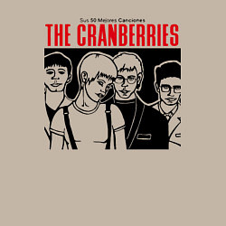 Свитшот хлопковый мужской Sus 50 mejores canciones - The Cranberries, цвет: миндальный — фото 2