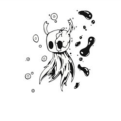 Свитшот хлопковый мужской Hollow Knight game, цвет: белый — фото 2