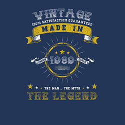 Свитшот хлопковый мужской Сделано в 1989 человек миф легенда, цвет: тёмно-синий — фото 2