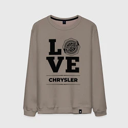 Свитшот хлопковый мужской Chrysler Love Classic, цвет: утренний латте