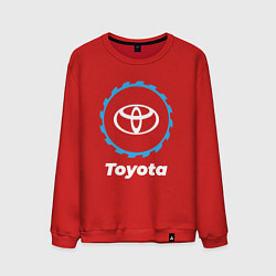 Свитшот хлопковый мужской Toyota в стиле Top Gear, цвет: красный
