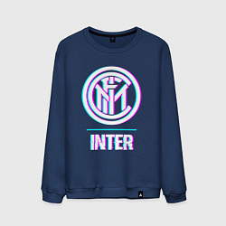 Мужской свитшот Inter FC в стиле glitch