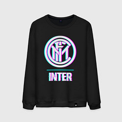 Мужской свитшот Inter FC в стиле glitch
