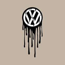 Свитшот хлопковый мужской Volkswagen - art logo, цвет: миндальный — фото 2