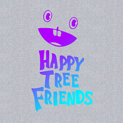 Свитшот хлопковый мужской Happy Three Friends - NEON, цвет: меланж — фото 2