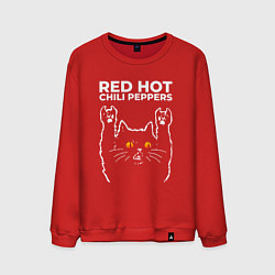 Мужской свитшот Red Hot Chili Peppers rock cat