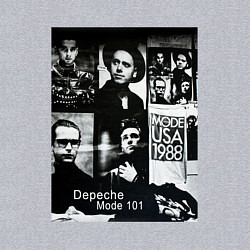 Свитшот хлопковый мужской Depeche Mode 101 Vintage 1988, цвет: меланж — фото 2