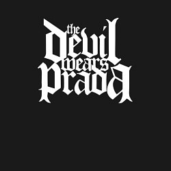 Свитшот хлопковый мужской The Devil wears prada logo art, цвет: черный — фото 2