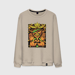 Свитшот хлопковый мужской Бристлбэк, цвет: миндальный