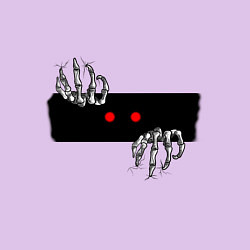 Свитшот хлопковый мужской Демон внутри, цвет: лаванда — фото 2