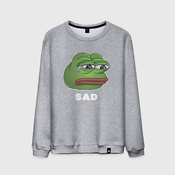 Мужской свитшот Sad Pepe art