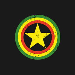 Свитшот хлопковый мужской Jamaica Star, цвет: черный — фото 2