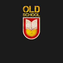 Свитшот хлопковый мужской Old School emblem, цвет: черный — фото 2