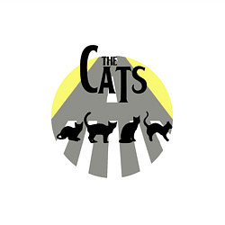 Свитшот хлопковый мужской The Cats, цвет: белый — фото 2