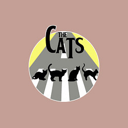 Свитшот хлопковый мужской The Cats, цвет: пыльно-розовый — фото 2