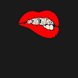 Свитшот хлопковый мужской Папин Олимпос губы, цвет: черный — фото 2