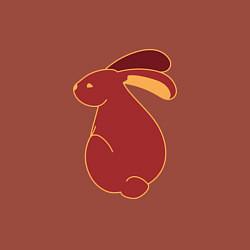 Свитшот хлопковый мужской Bunny Red, цвет: кирпичный — фото 2