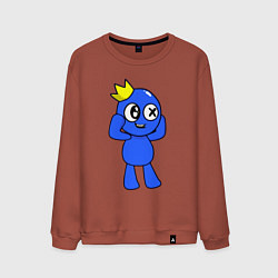 Свитшот хлопковый мужской Rainbow Friends, цвет: кирпичный