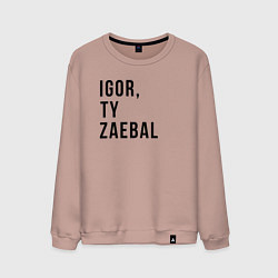 Мужской свитшот Nado bylo tebya srazu