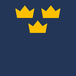 Свитшот хлопковый мужской Шведский хоккей, цвет: тёмно-синий — фото 2