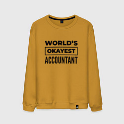 Мужской свитшот The worlds okayest accountant
