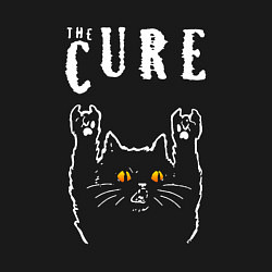 Свитшот хлопковый мужской The Cure rock cat, цвет: черный — фото 2